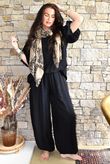 Randles Puff Sleeve Blouse Black